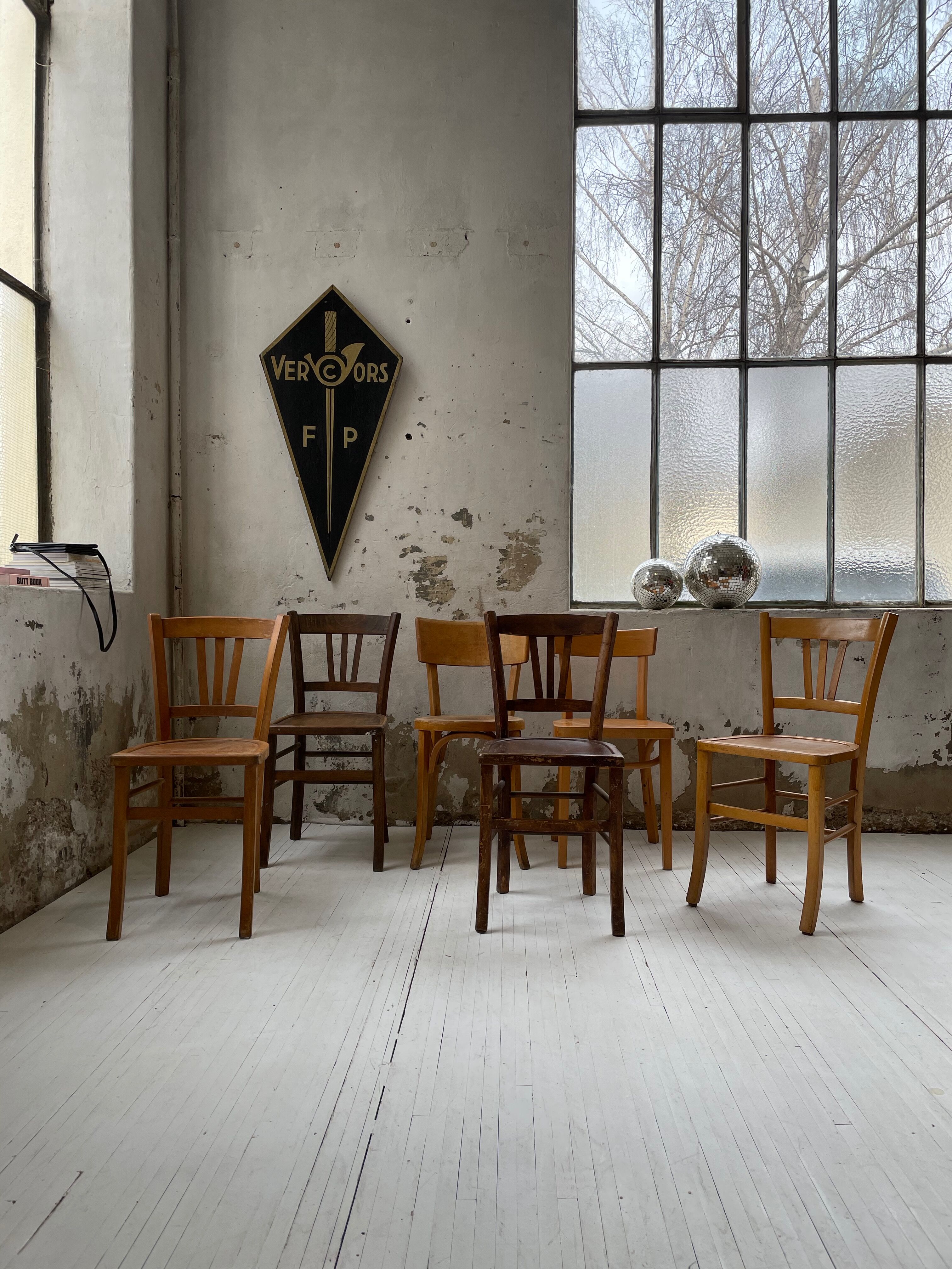 Set 6 chairs bistro Luterma Baumann