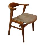 Modern Danish teak office chair from the 1960s by Erik Kirkegaard for Høng Stolefabrik