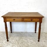 Louis XVI style solid oak desk