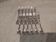 12 snail forks silver plated metal goldsmith Francia uni-flat