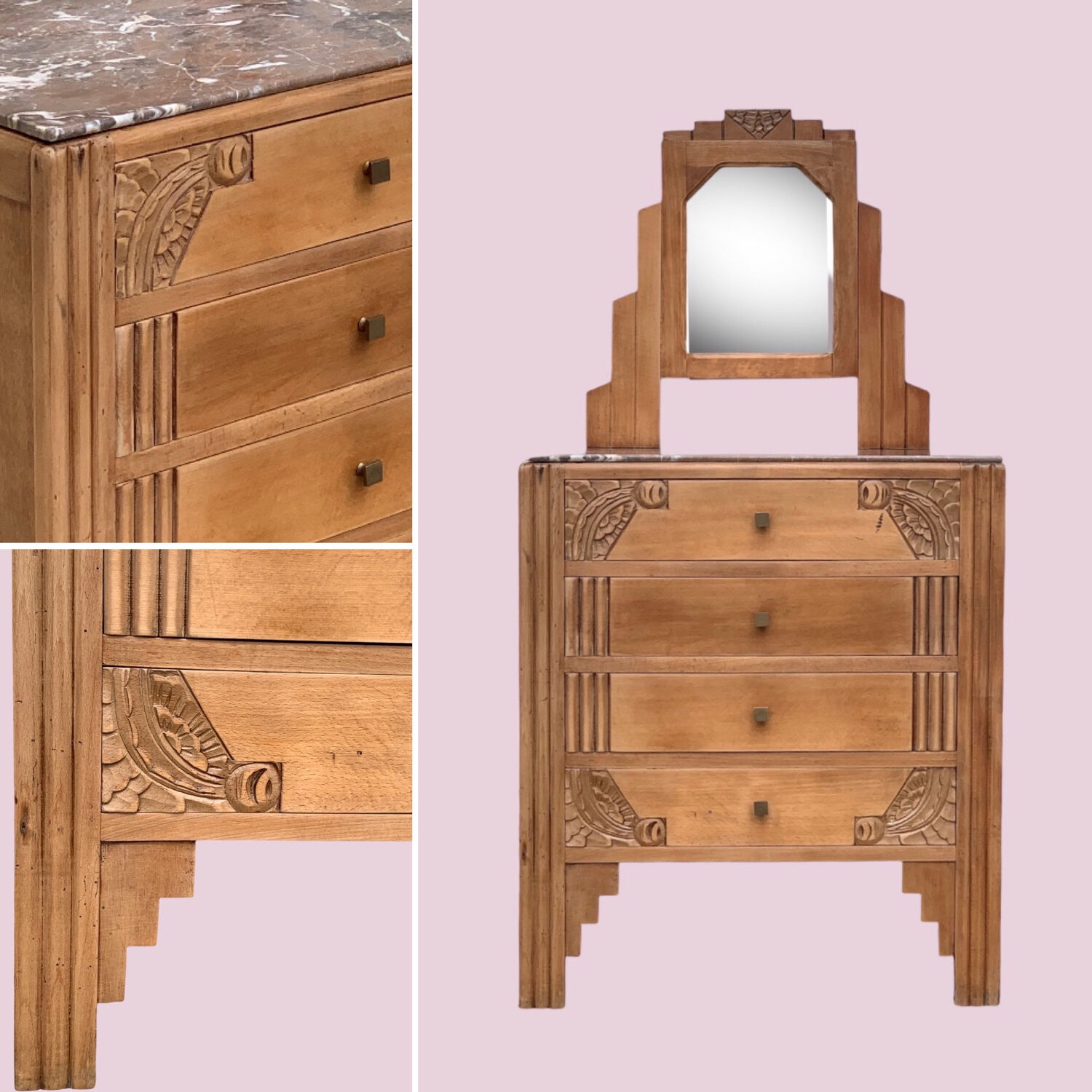 Commode coiffeuse art déco 1930