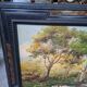 Conti: the walk / Animated landscape of elegant – Oil on canvas signed