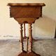 Work table in burl and burl veneer - Louis Philippe period, circa 1840