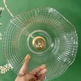 Vintage glass pendant light - tableware collection -