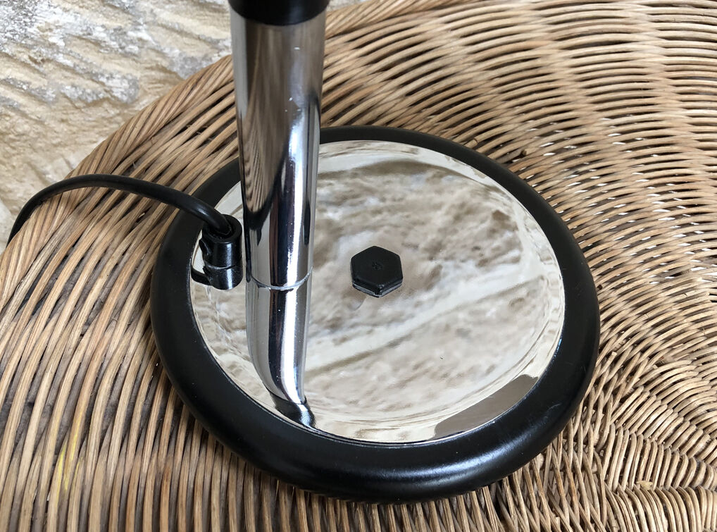 Lampe vintage chromée