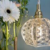 Vintage glass suspension globe