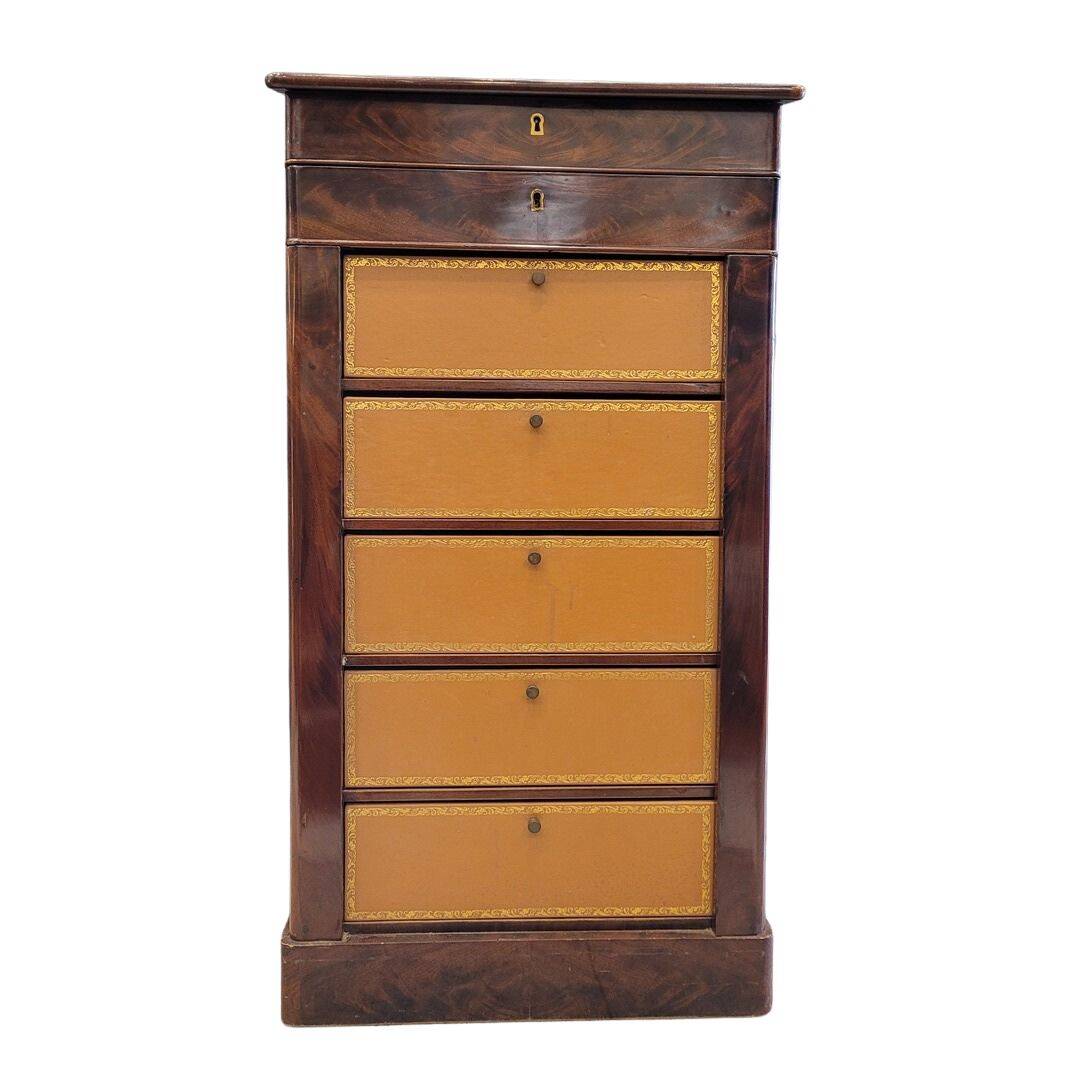 Meuble cartonnier - Bureau, Style transitionnel, 19e siècle - France