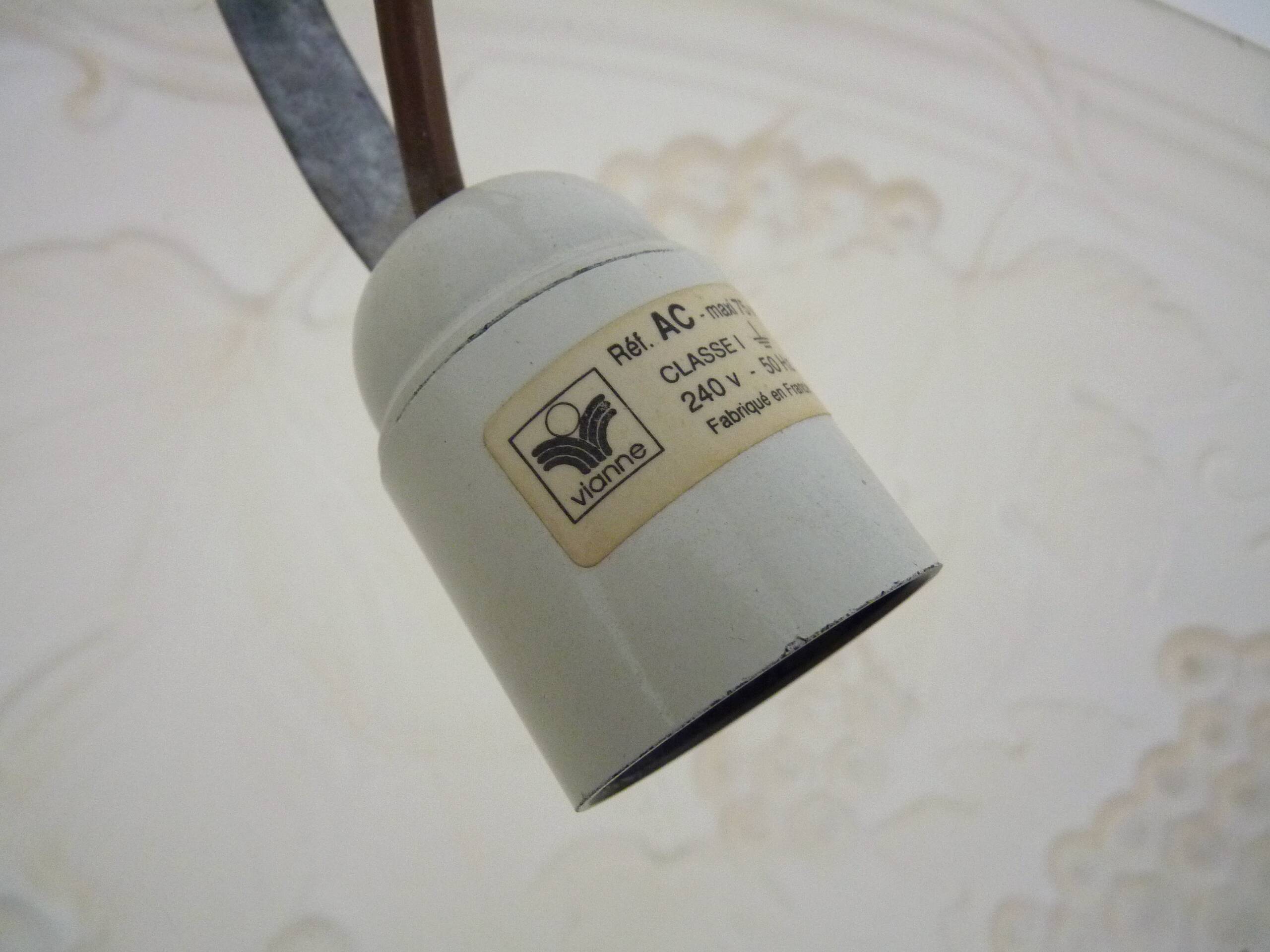 Vasque Vianne style Art Nouveau 1 Fire, in glass paste with grape motifs.