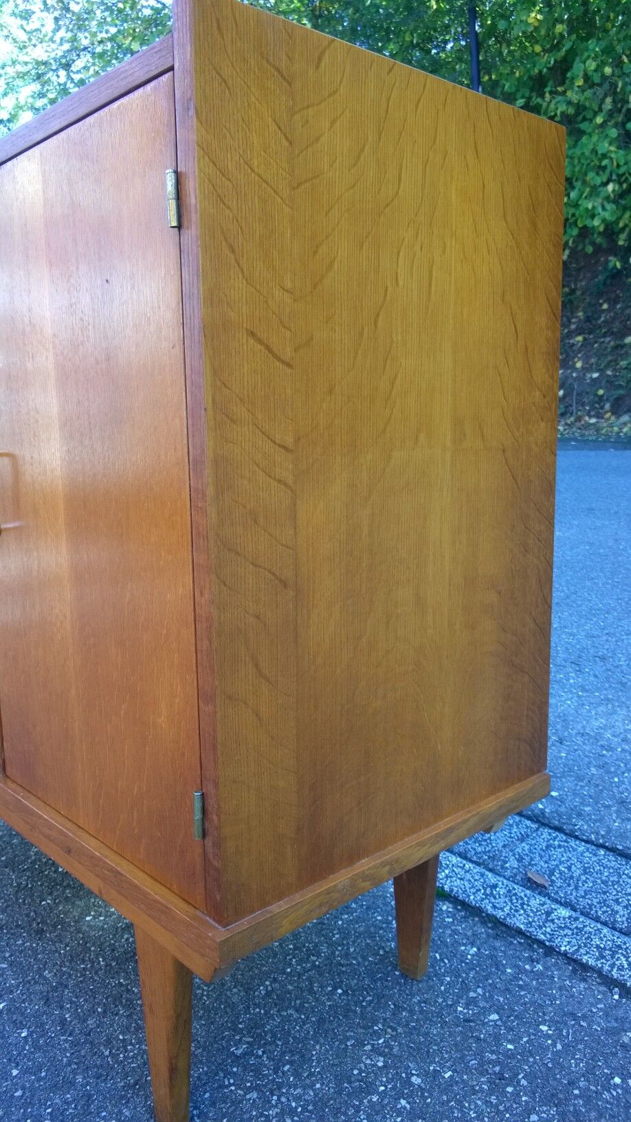 Vintage golden oak dresser