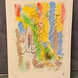 Original lithograph numbered Jean Cocteau