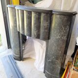 Fireplace marble black