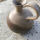 Vintage studio stoneware jug – monogram BS – 1950s/70s – H.