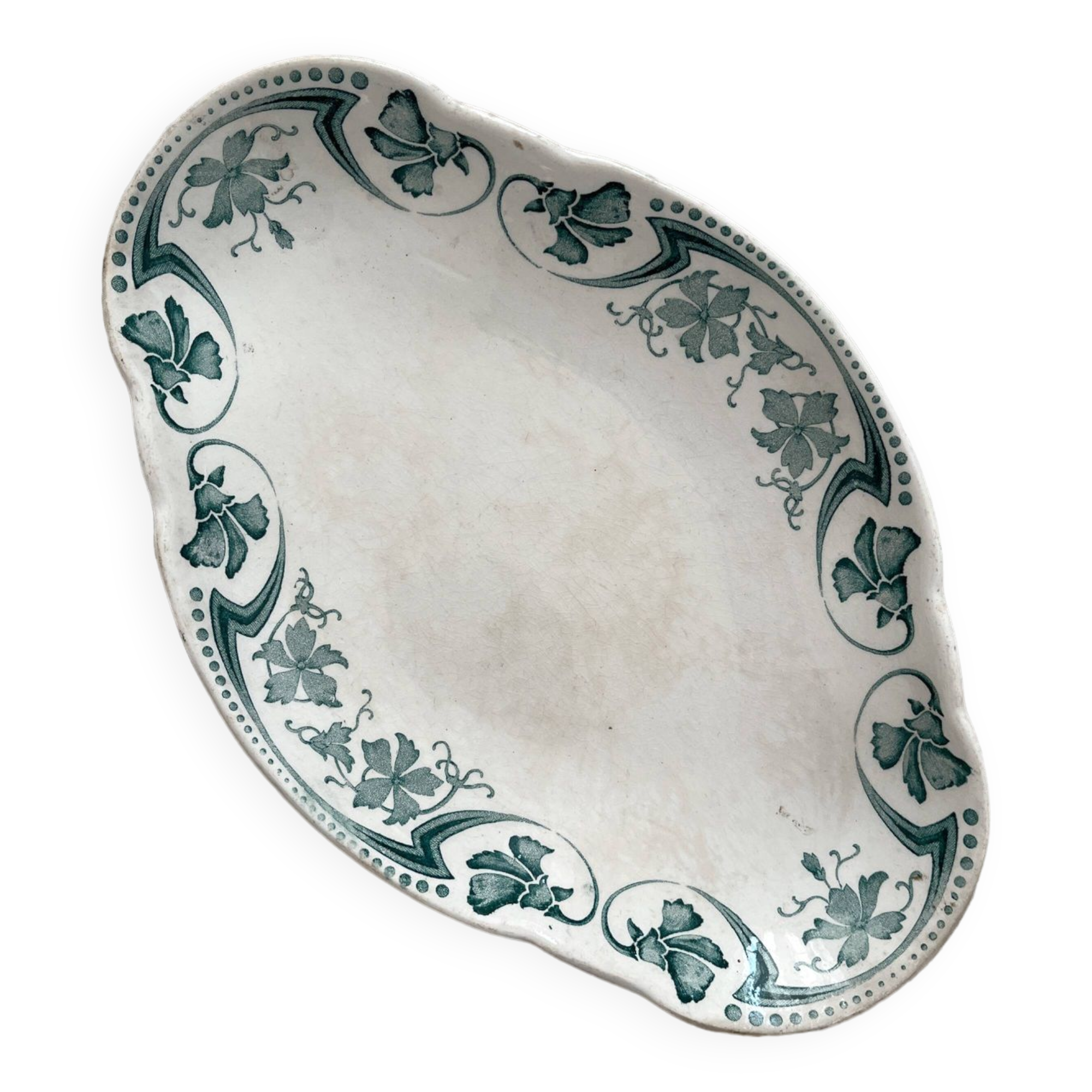 Ironware dish "Lucy" KG Lunéville circa 1900