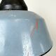 Industrial Grey Enamel and Cast Iron Pendant Light, 1960s