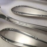 Silver plated metal spoons net service cutlery goldsmith Reneka soup