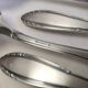 Silver plated metal spoons net service cutlery goldsmith Reneka soup