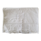 Old linen sheet - Encrypted BB - With openwork edging and lace on the bottom - Dimensions: 300x220cm