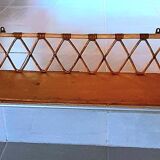 Rattan wall shelf 60s