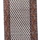 Tapis vintage indien Seraband fait main en laine – 73 x 140 cm – années 1970