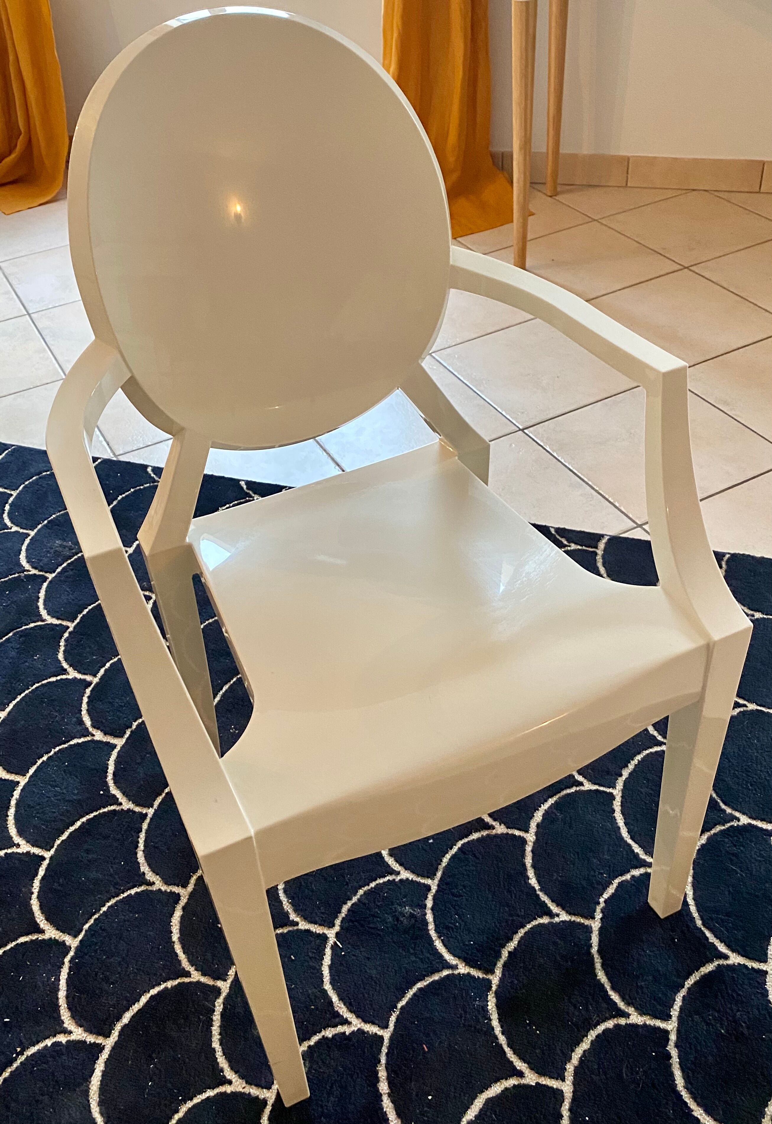 Philippe Starck's Louis Ghost chair for Kartell