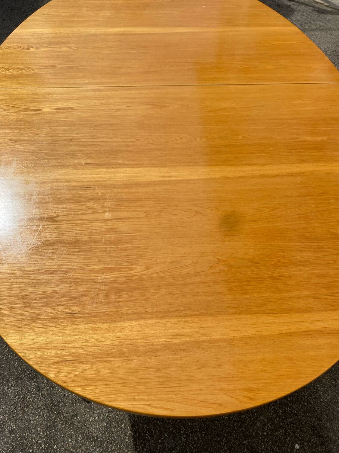 Baumann elm dining table
