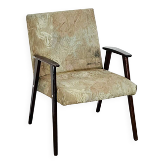 Fauteuil scandinave pieds compas 1960