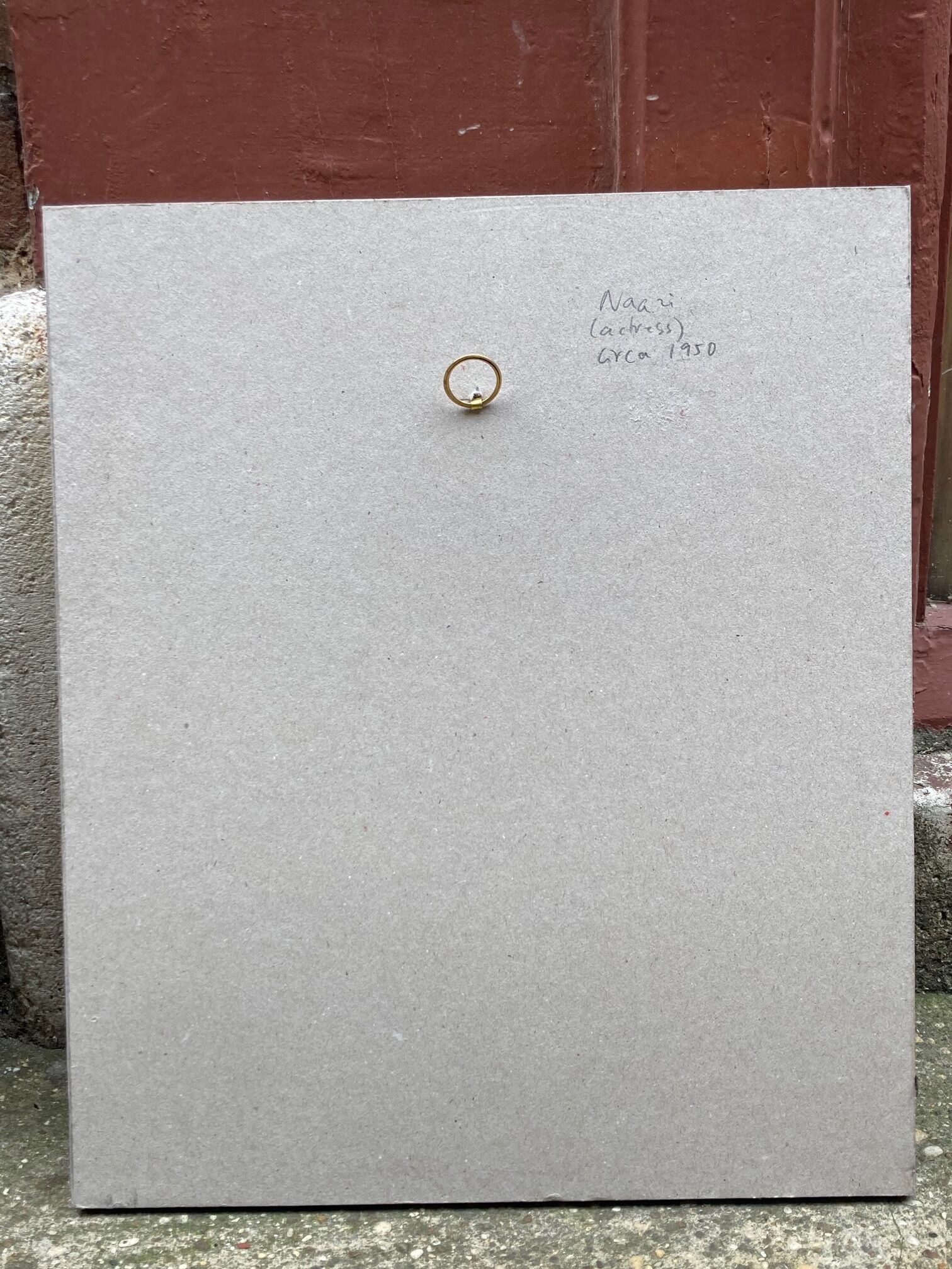 Indian actress known as Naazi, photo painted