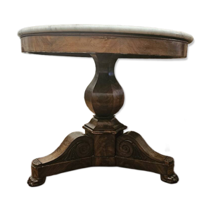 Guéridon Restauration - acajou