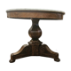 Restoration guéridon in mahogany and marble