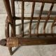 Rattan magazine rack from the 60s