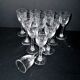 Lot de 11 verres à liqueur junon cristallerie lorraine lemberg dlg chantilly saint-louis