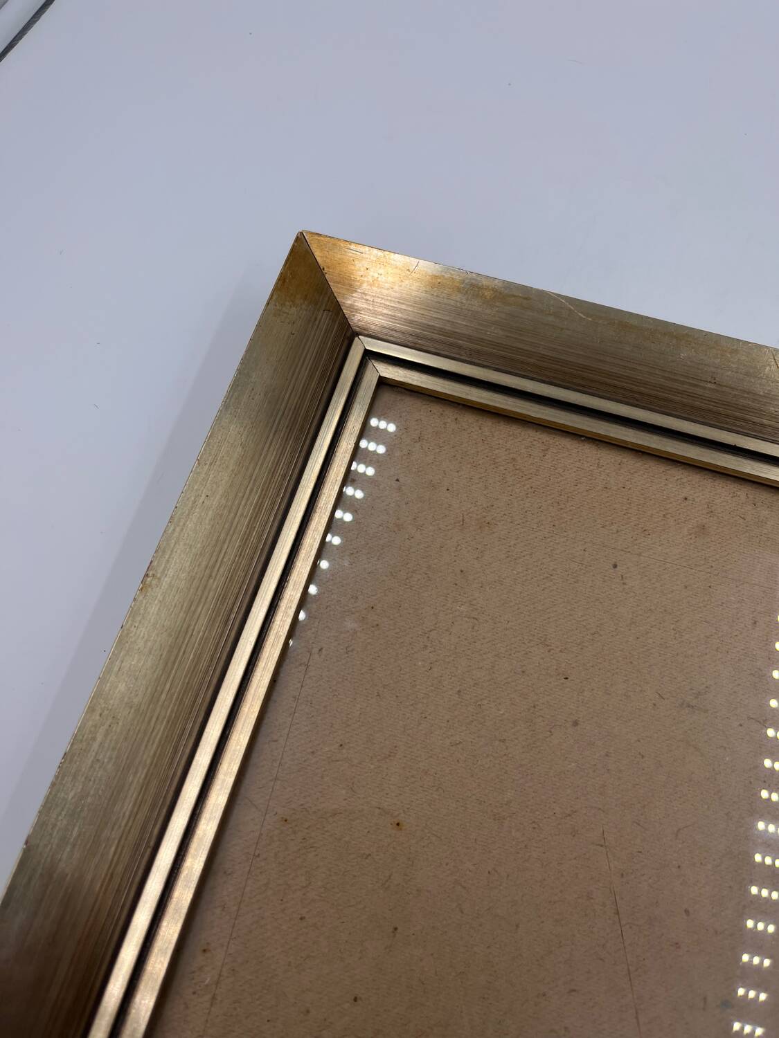 Set of 4 gold frames