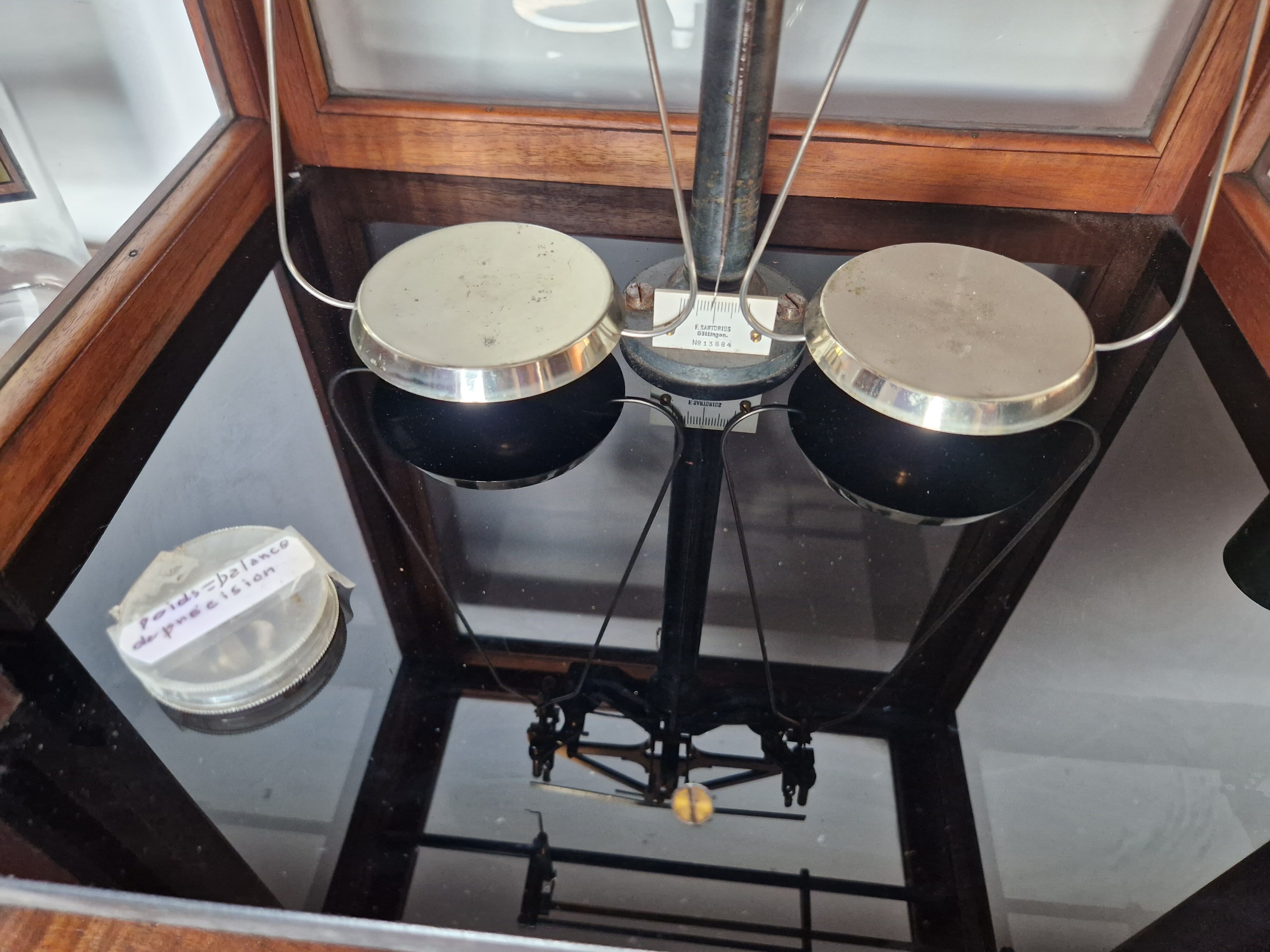 Old laboratory balance by F.Sartorius Göttingen