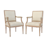 Pair of Louis XVI-style armchairs