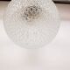 Vintage Mid Century Modern round glass pendant light