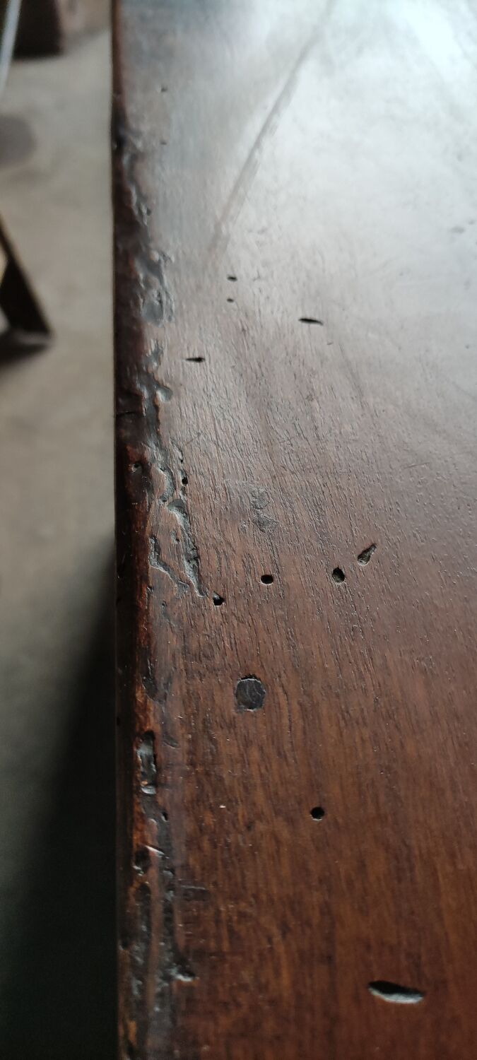 Walnut directoire chest of drawers, lacrosse