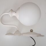 Globe opaline sconce 70s