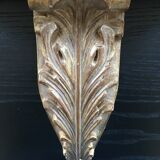 Gold patinated wall console