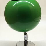 Eyeball Space Age green wall lamp in enameled sheet metal
