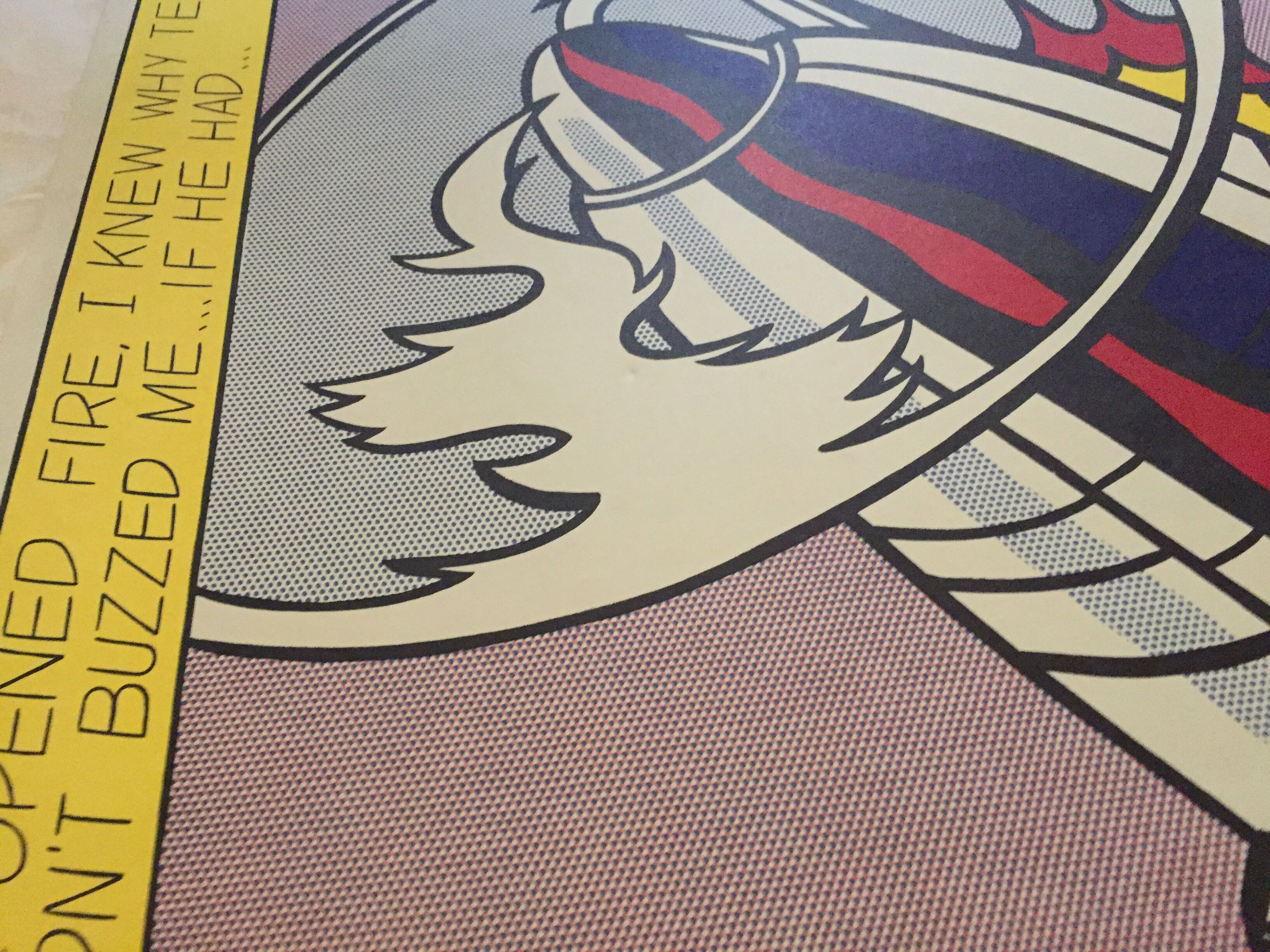 Roy Lichtenstein "as i opened fire"