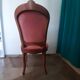 Chaise Louis XV rose