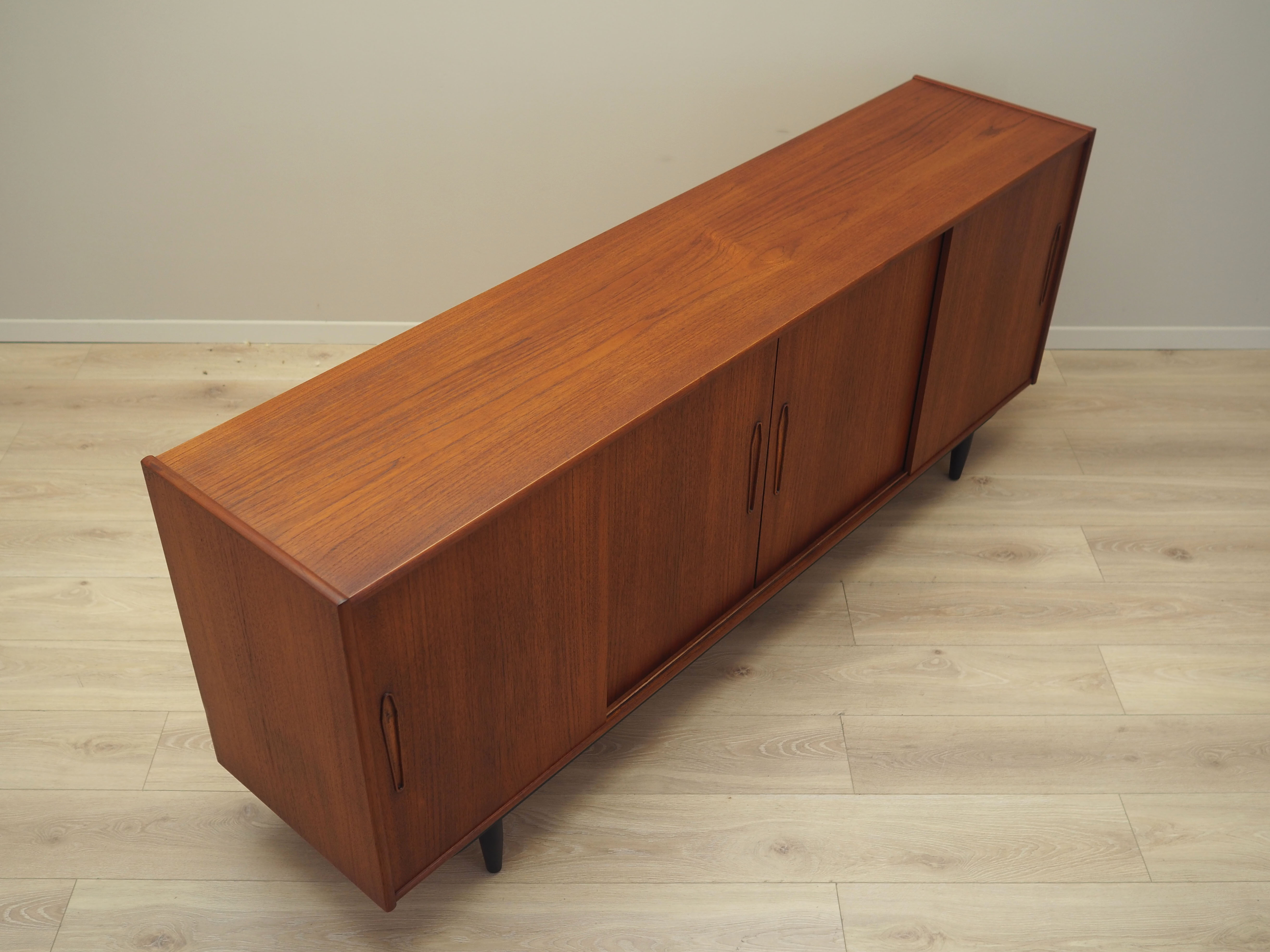 Teak sideboard, Danish design, 1970s, production: Denmark