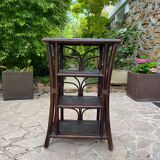 Rattan shelf on legs
