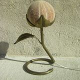 Original brass and sea urchin lamp