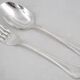 Cailar Bayard, 12 dessert spoons, 24 pieces model Contours.