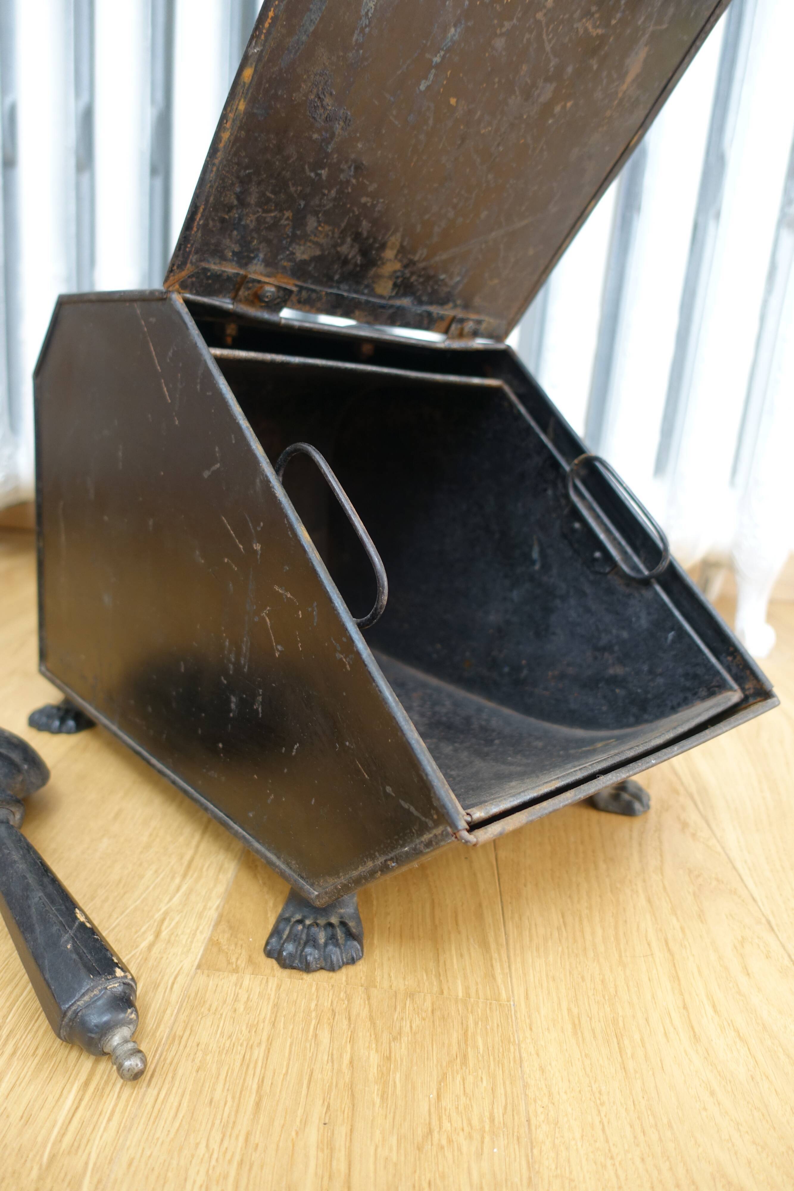 Old Napoleon III coal box