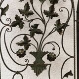 Wrought iron wall gate