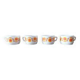 Suite of 4 large vintage cups