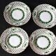 Suite of 4 plates in Meissen porcelain, Germany