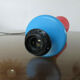 Wooden lamp " primary colors " 80s